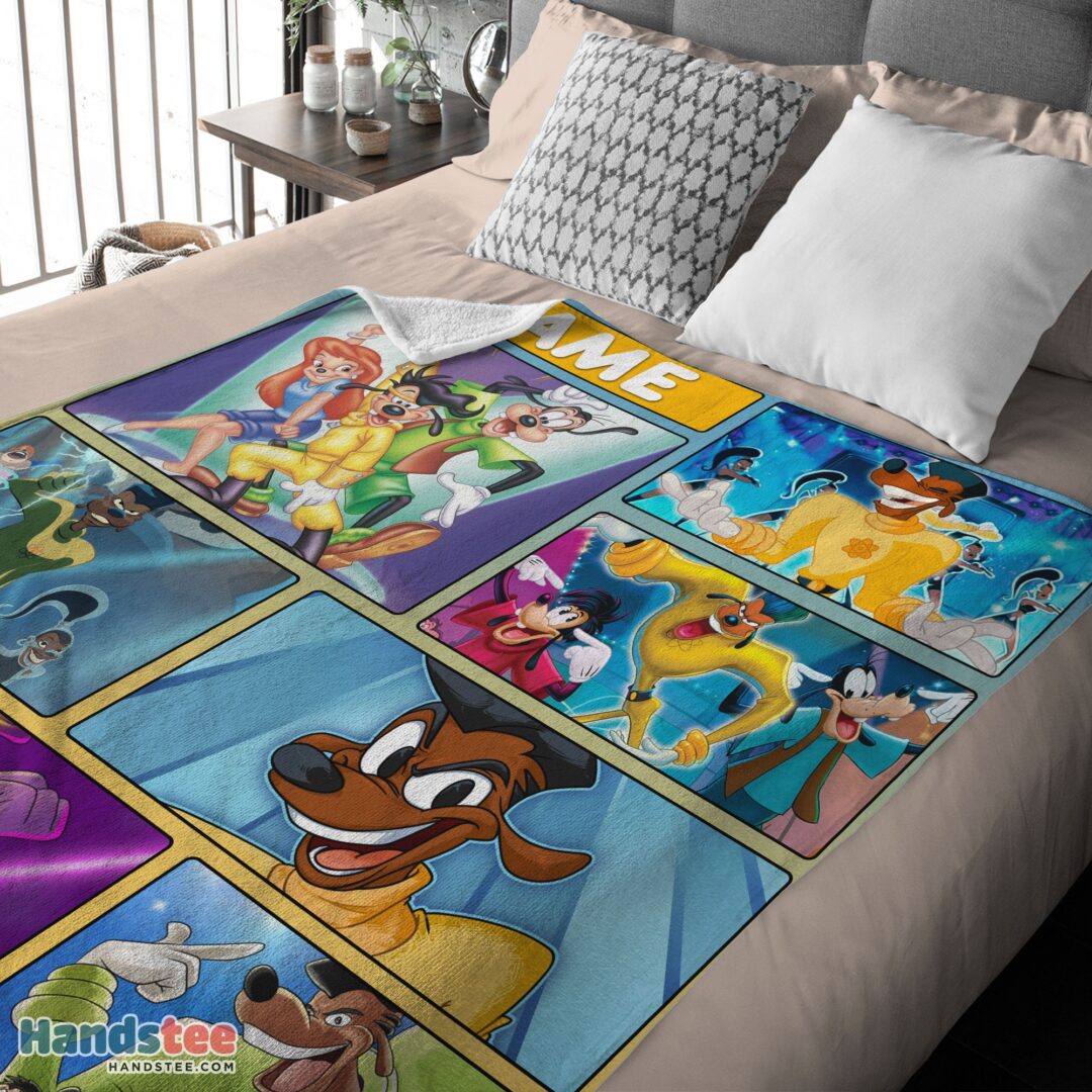 premium-disney-a-goofy-movie-max-goof-powerline-blanket-fleece-customized-blanket-mk-03 Premium Disney A Goofy Movie Max Goof & Powerline Blanket Fleece Customized Blanket - Image 4