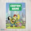 Premium Disney Big City Greens Family Cartoon Blanket Fleece Customized Blanket