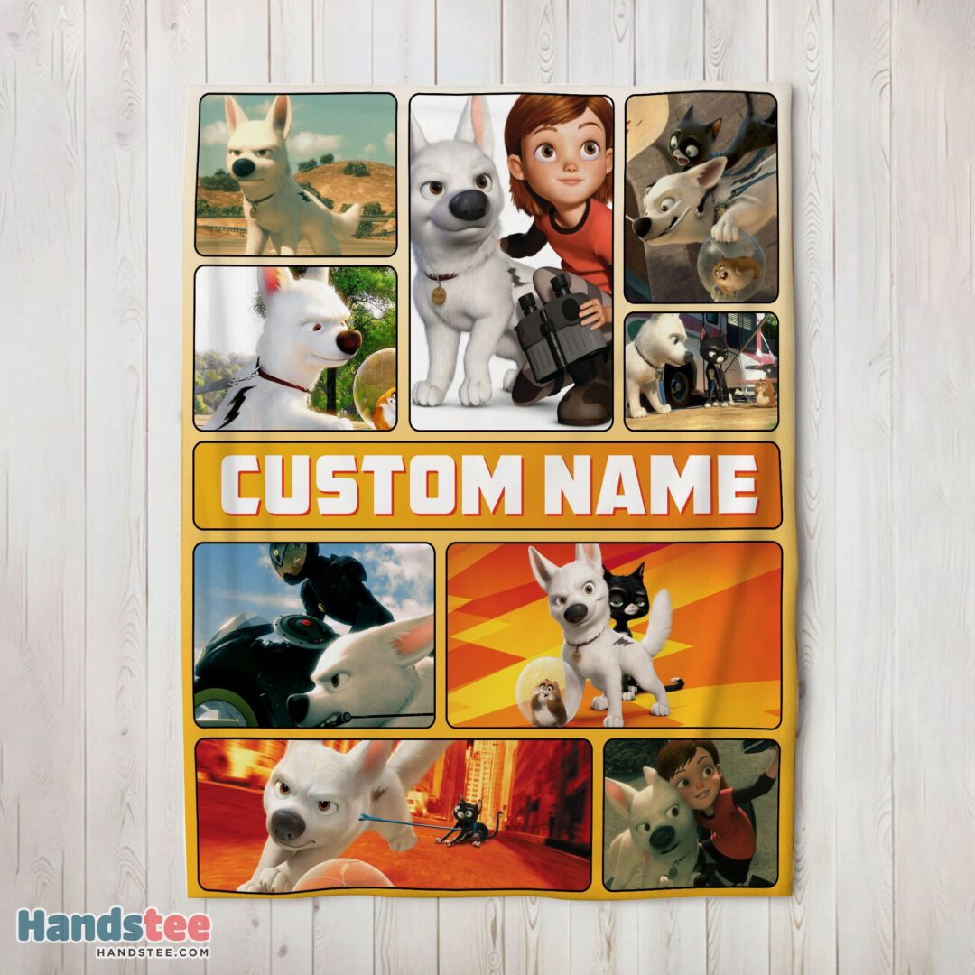 premium-disney-bolt-cartoon-bolt-and-penny-blanket-fleece-customized-blanket-mk-02 Premium Disney Bolt Cartoon Bolt And Penny Blanket Fleece Customized Blanket