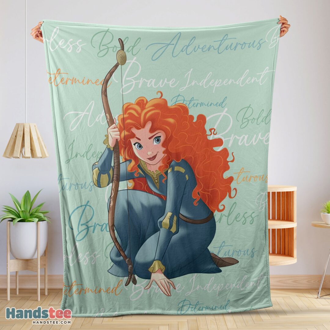 premium-disney-brave-merida-princess-blanket-fleece-mk-01-1 Premium Disney Brave Merida Princess Blanket Fleece