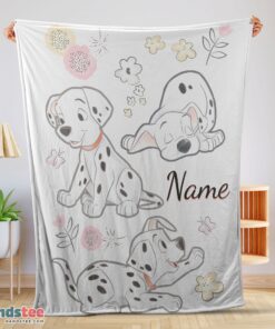 Premium Disney Cartoon 101 Dalmatians Cute Blanket Fleece Customized Blanket