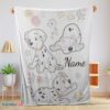 Premium Disney Cartoon 101 Dalmatians Cute Blanket Fleece Customized Blanket