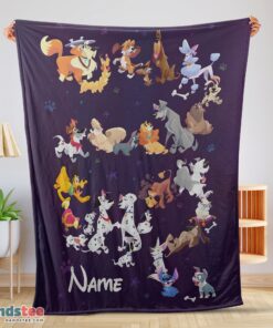 Premium Disney Cartoon All Disney Dog Blanket Fleece Customized Blanket