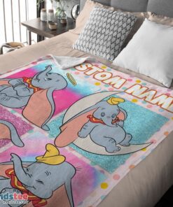 Premium Disney Cartoon Baby Girl Elephant Dumbo Velveteen Cute Blanket Fleece Customized Blanket - Image 4