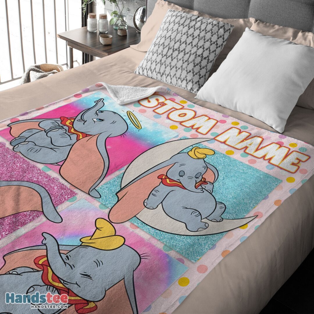 premium-disney-cartoon-baby-girl-elephant-dumbo-velveteen-cute-blanket-fleece-customized-blanket-mk-03 Premium Disney Cartoon Baby Girl Elephant Dumbo Velveteen Cute Blanket Fleece Customized Blanket - Image 4