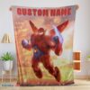 Premium Disney Cartoon Big Hero 6 Red Baymax Blanket