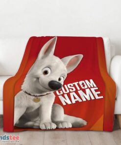Premium Disney Cartoon Bolt Blanket Fleece Customized Blanket - Image 3