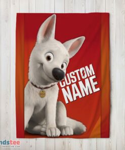 Premium Disney Cartoon Bolt Blanket Fleece Customized Blanket