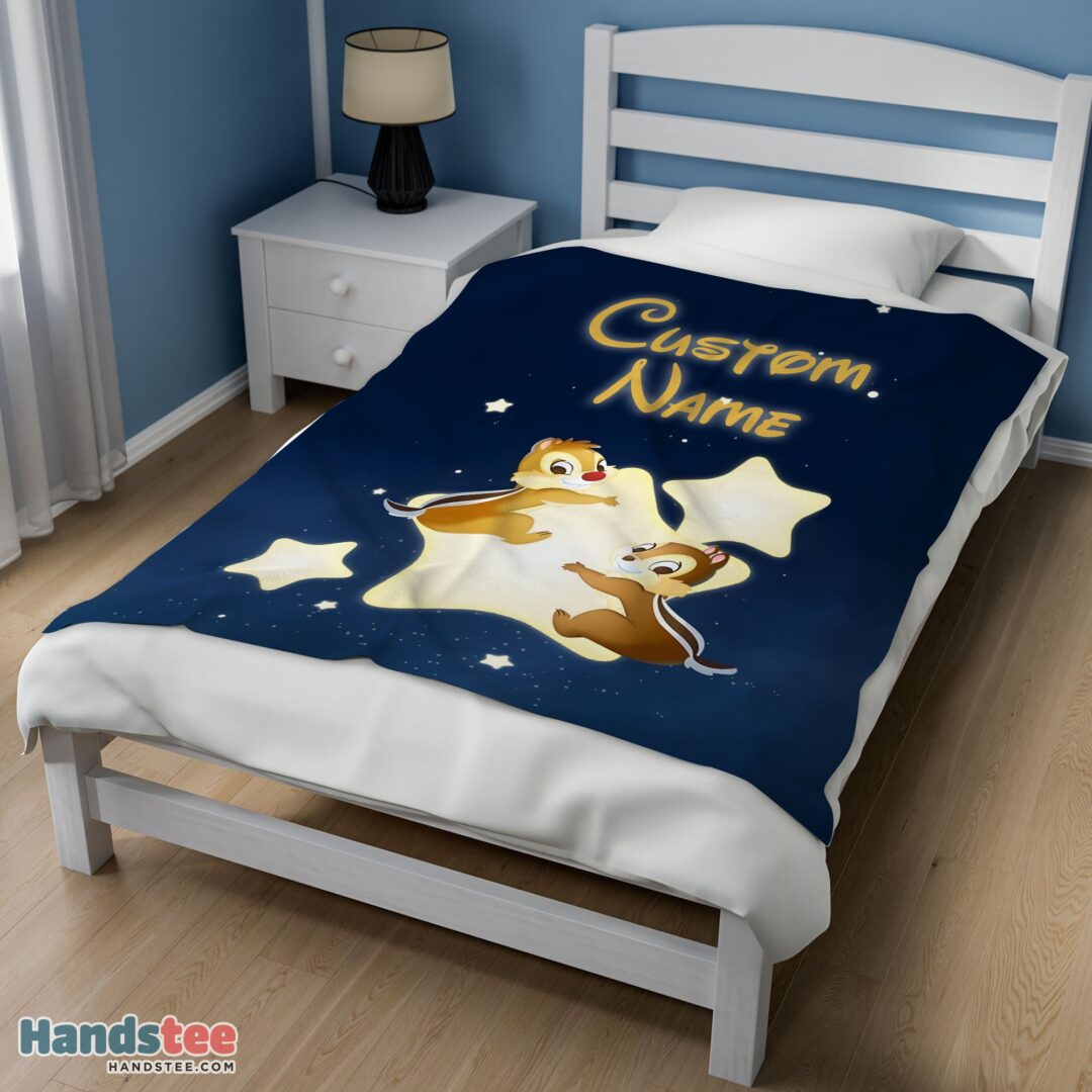 premium-disney-cartoon-chip-and-dale-cute-blanket-fleece-customized-blanket-mk-02 Premium Disney Cartoon Chip And Dale Cute Blanket Fleece Customized Blanket - Image 3