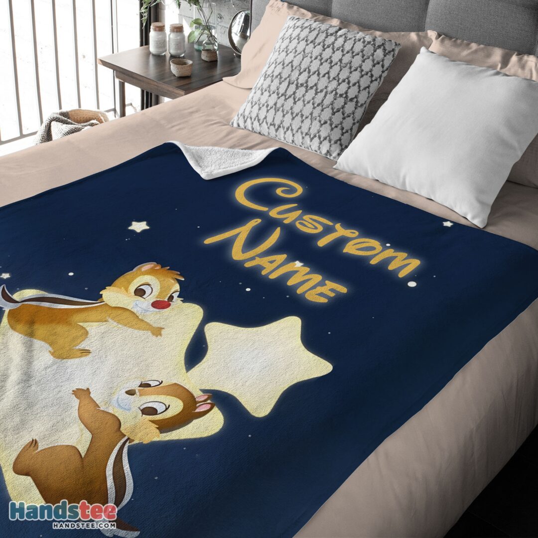 premium-disney-cartoon-chip-and-dale-cute-blanket-fleece-customized-blanket-mk-03 Premium Disney Cartoon Chip And Dale Cute Blanket Fleece Customized Blanket - Image 4