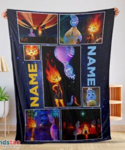 Premium Disney Cartoon Elemental Blanket Fleece Customized Blanket