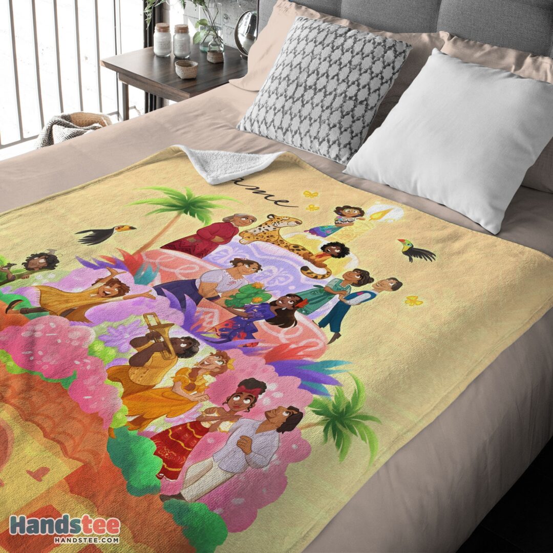 premium-disney-cartoon-encanto-movie-blanket-customize-blanket-mk-01-3 Premium Disney Cartoon Encanto Movie Blanket Customize Blanket - Image 4