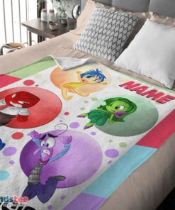 Premium Disney Cartoon Inside Out Blanket Fleece Customized Blanket - Image 4
