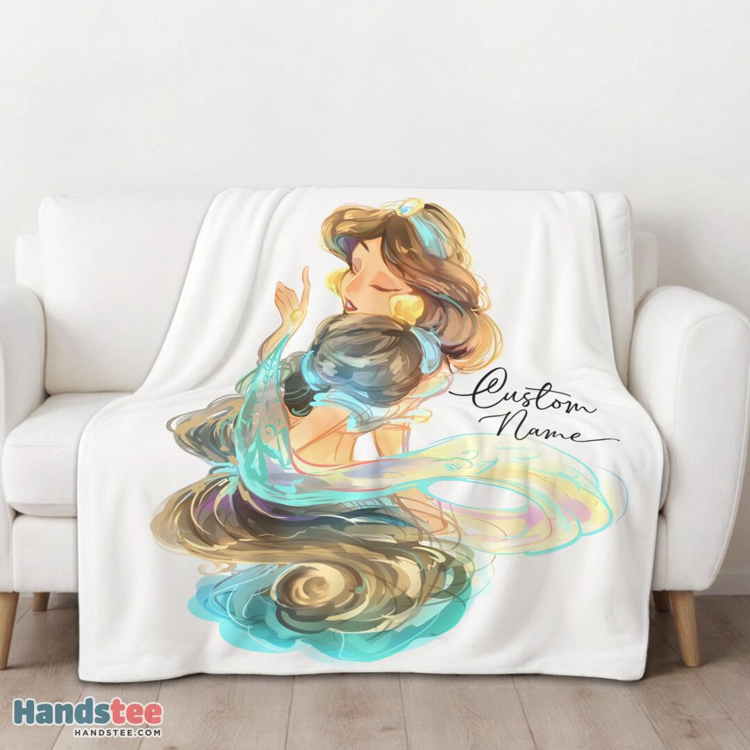 premium-disney-cartoon-jasmine-princess-blanket-fleece-customized-blanket-mk-01 Premium Disney Cartoon Jasmine Princess Blanket Fleece Customized Blanket - Image 3
