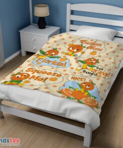 Premium Disney Cartoon Orange Bird Cute Blanket Fleece Customized Blanket - Image 3