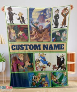 Premium Disney Cartoon Personalized Great Mouse Detective Blanket Fleece Customized Blanket