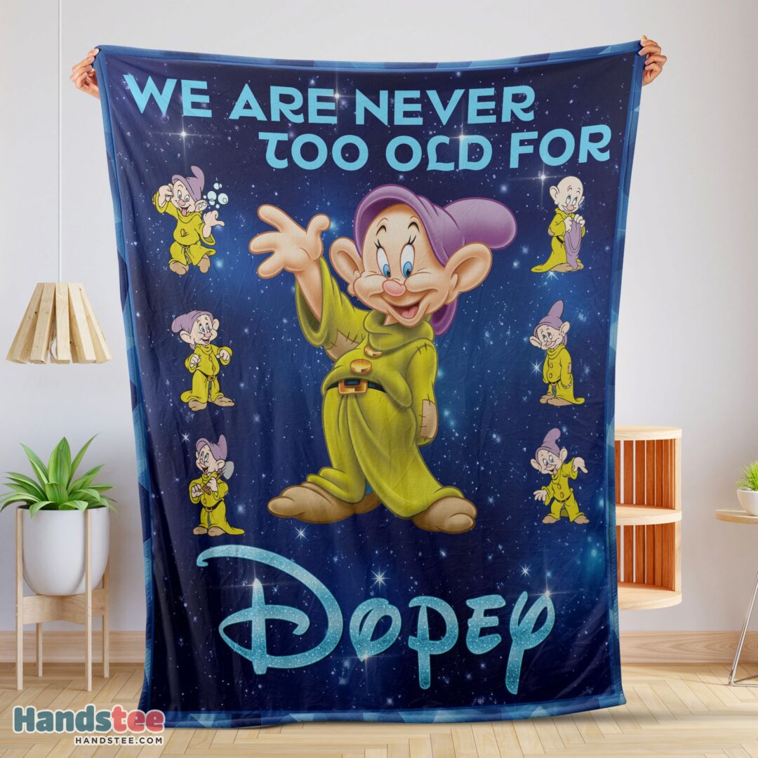 premium-disney-cartoon-snow-white-dopey-the-seven-dwarfs-blanket-mk-01 Premium Disney Cartoon Snow White Dopey The Seven Dwarfs Blanket