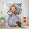 Premium Disney Cartoon Sofia The First Sofia Princess Blanket Fleece Customized Blanket