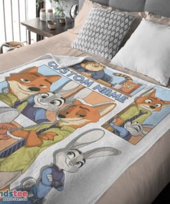Premium Disney Cartoon Zootopia Velveteen Cute Blanket Fleece Customized Blanket - Image 4