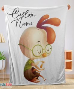 Premium Disney Chicken Little Meditative Pose Blanket Fleece Customized Blanket