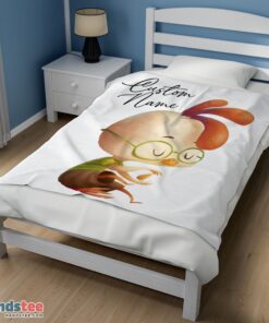 Premium Disney Chicken Little Meditative Pose Blanket Fleece Customized Blanket - Image 3