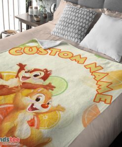 Premium Disney Chip 'N' Dale Chip And Dale Blanket Fleece Customized Blanket - Image 4