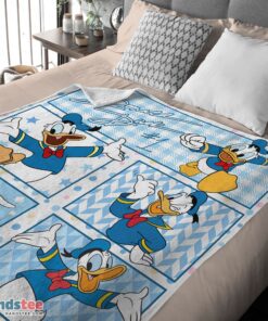 Premium Disney Donald Duck With Signature And Friends Donald Duck Moods Blanket Customize Blanket - Image 3