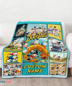 Premium Disney Ducktales Cartoon Collage Blanket Fleece Customized Blanket - Image 3