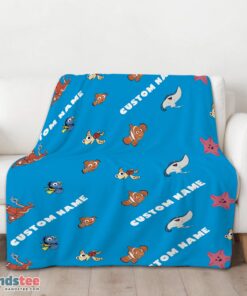 Premium Disney Finding Nemo & Dory Characters Blanket Fleece Customized Blanket - Image 3