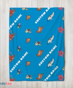 Premium Disney Finding Nemo & Dory Characters Blanket Fleece Customized Blanket