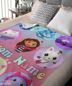 Premium Disney Gabby's Dollhouse Blanket Fleece Customized Blanket - Image 3