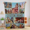 Premium Disney Home On The Range Poster Blanket Fleece Customized Blanket