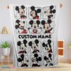 Premium Disney Mickey And Friends Mickey Mouse Moods Blanket Customize Blanket