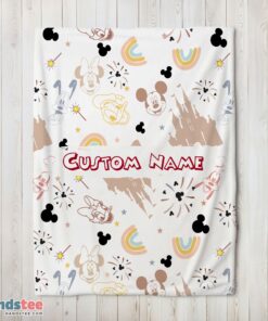 Premium Disney Mickey Mouse & Friends Magical Mouse Castle Blanket Fleece Customized Blanket