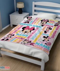Premium Disney Minnie Mouse Blanket Fleece Customized Blanket - Image 3