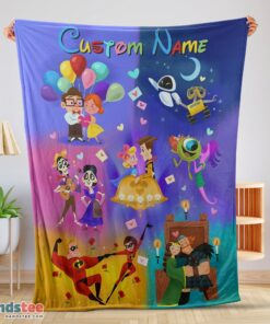 Premium Disney Pixar Cartoon All Story Velveteen Cute Blanket Fleece Customized Blanket