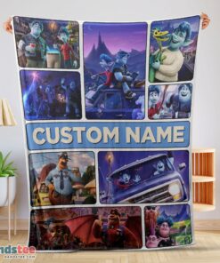Premium Disney Pixar Onward Magical Journey Collage Blanket Fleece Customized Blanket