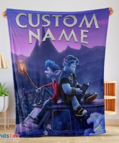 Premium Disney Pixar Onward Poster Blanket Fleece Customized Blanket