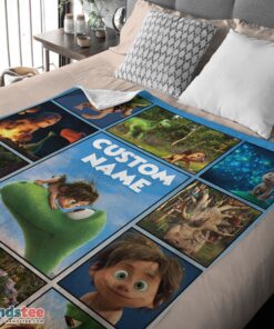 Premium Disney Pixar The Good Dinosaur Collage Poster Blanket Fleece Customized Blanket - Image 4
