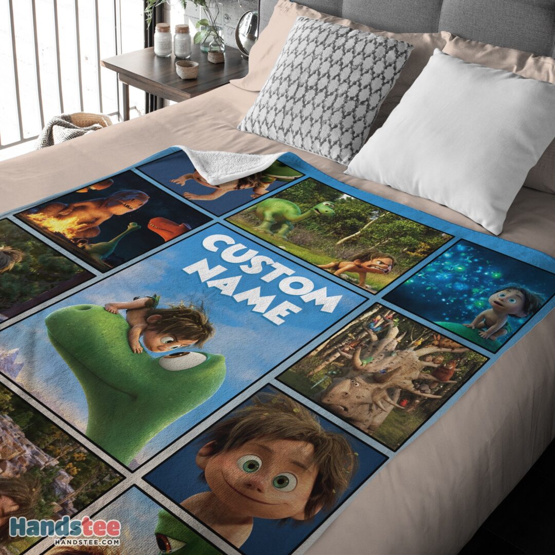 premium-disney-pixar-the-good-dinosaur-collage-poster-blanket-fleece-customized-blanket-mk-03 Premium Disney Pixar The Good Dinosaur Collage Poster Blanket Fleece Customized Blanket - Image 4