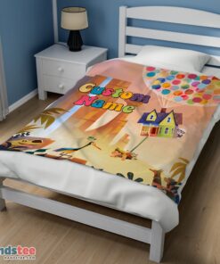 Premium Disney Pixar Up With Our Balloons And Sky With House Movie Blanket Customize Blanket - Image 3