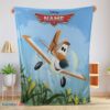 Premium Disney Planes Movie Dusty Crophopper Blanket Fleece Customized Blanket