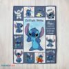 Premium Disney Playful Stitch Collage Blanket Fleece Customized Blanket