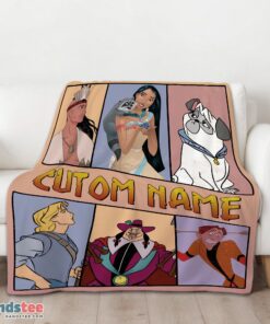 Premium Disney Pocahontas Meeko Percy John Smith Blanket Fleece Customized Blanket - Image 3