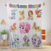 Premium Disney Princess Palace Pets Blanket Fleece Customized Blanket