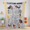 Premium Disney Princess The Fun Never Stops Blanket Fleece Customized Blanket