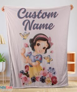 Premium Disney Snow White Princess Blanket Fleece Customized Blanket