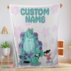 Premium Disney Sulley & Boo Monsters Inc Blanket Fleece Customized Blanket