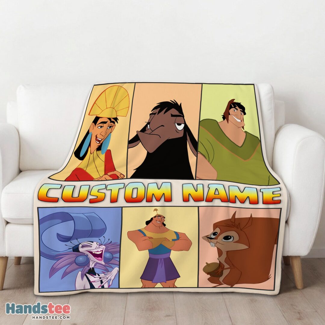 premium-disney-the-emperors-new-groove-blanket-fleece-customized-blanket-mk-01 Premium Disney The Emperor's New Groove Blanket Fleece Customized Blanket - Image 3