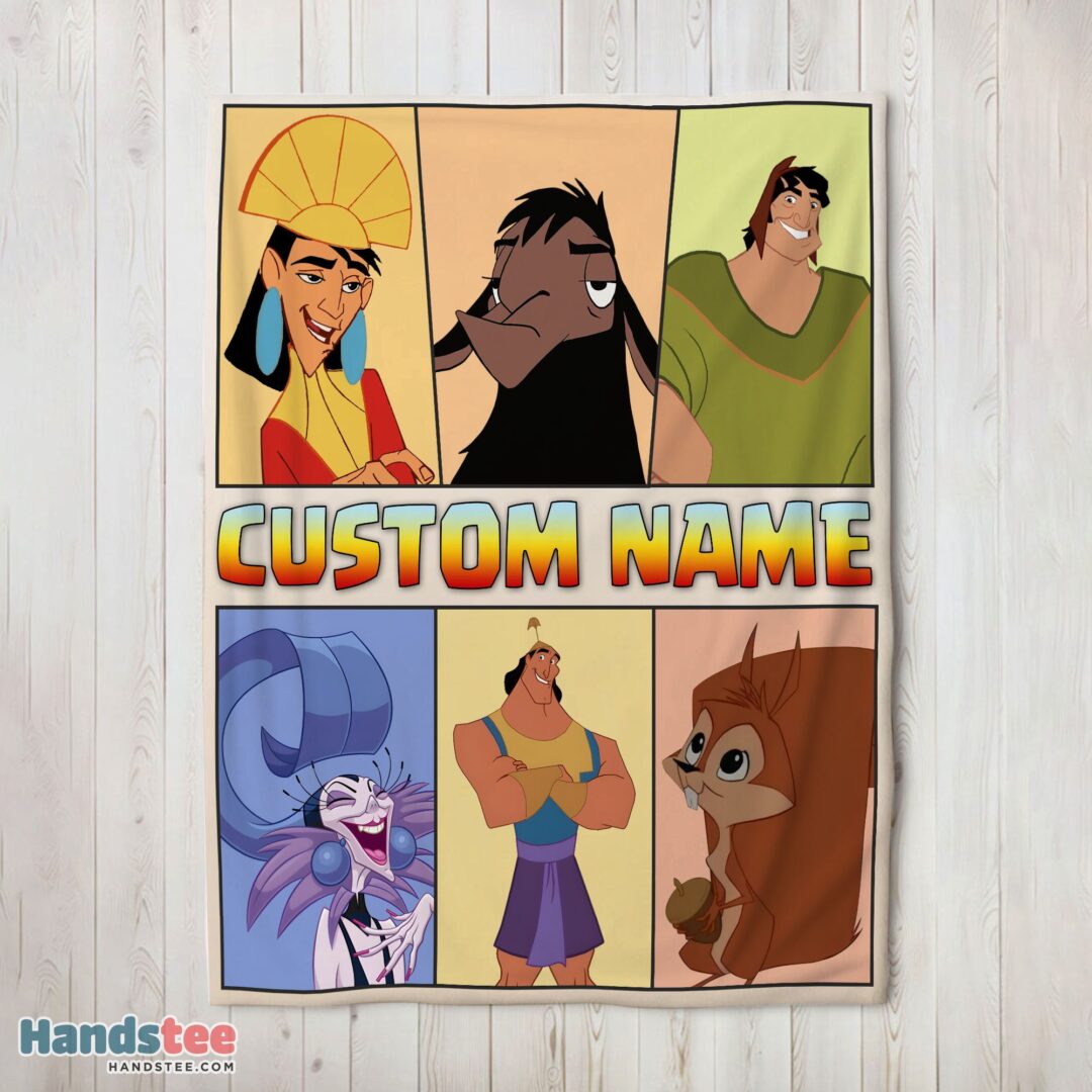 premium-disney-the-emperors-new-groove-blanket-fleece-customized-blanket-mk-02-1 Premium Disney The Emperor's New Groove Blanket Fleece Customized Blanket